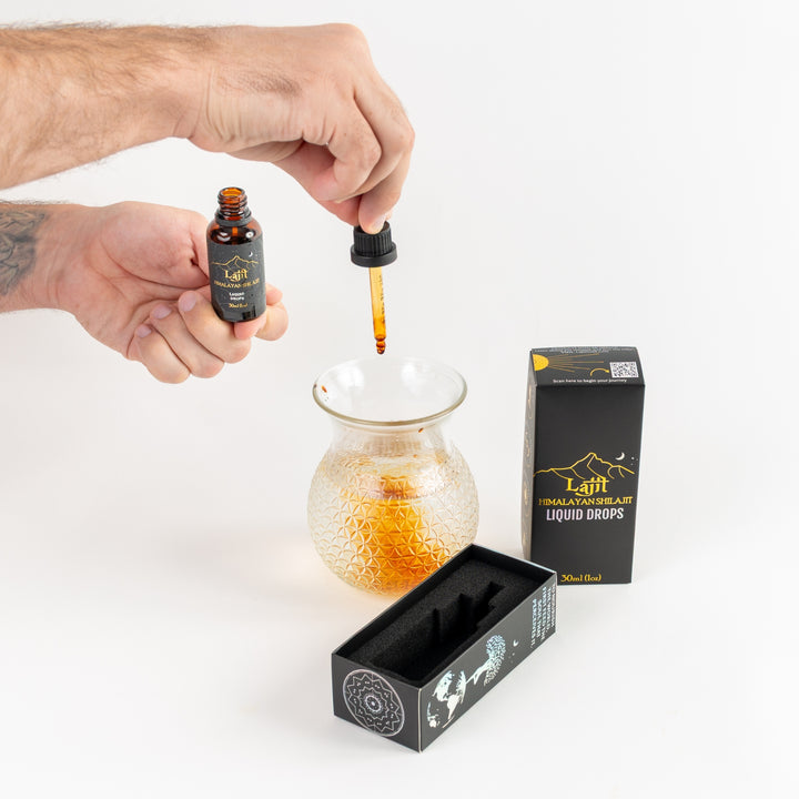 Lajit Gold Himalayan Shilajit Liquid Drops (30ml)