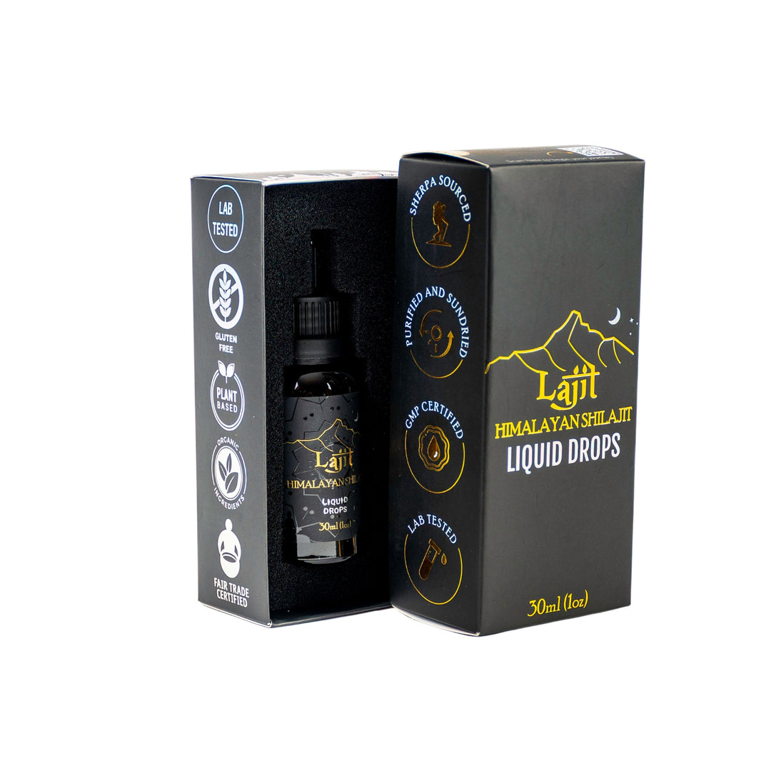 Lajit Gold Himalayan Shilajit Liquid Drops (30ml)