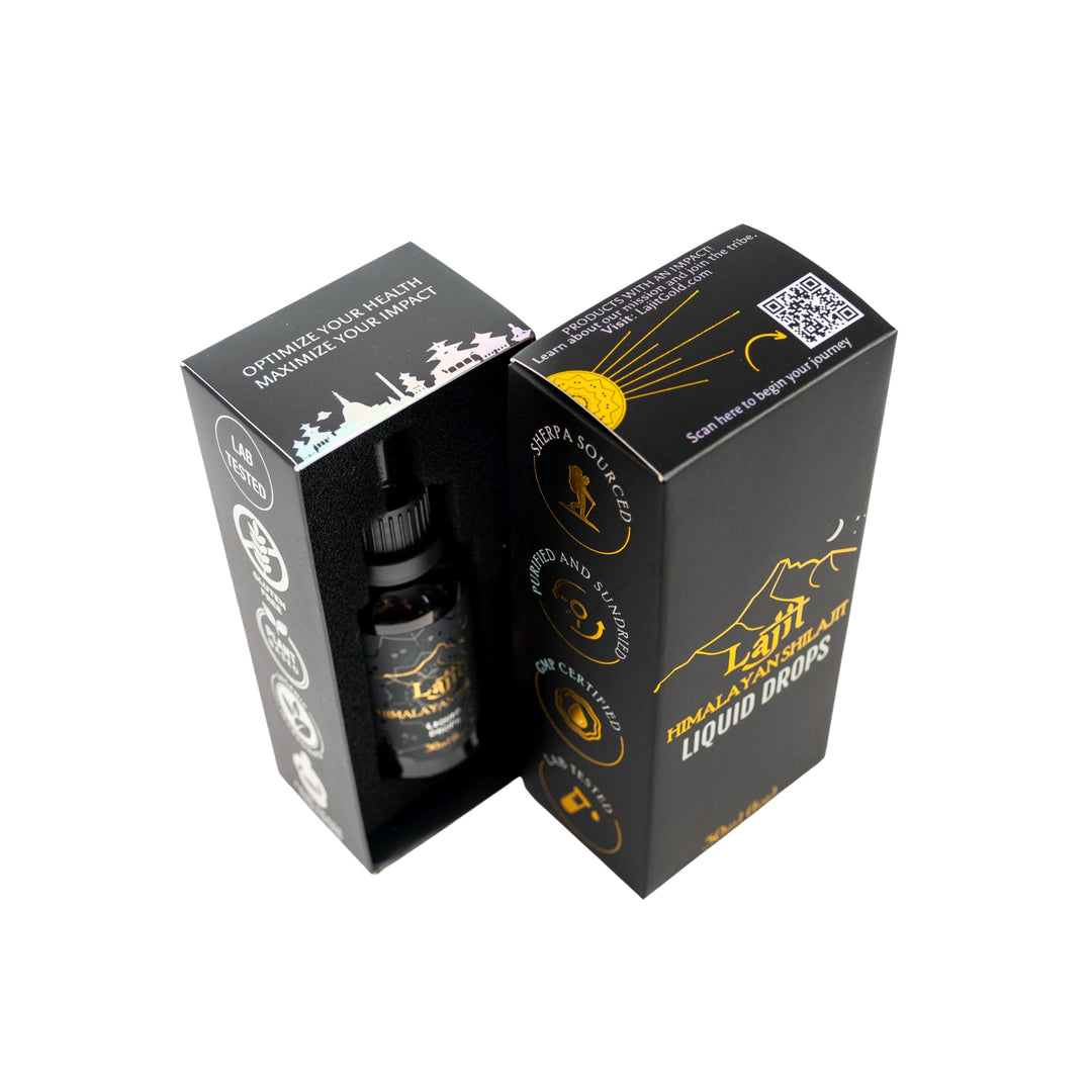 Lajit Gold Himalayan Shilajit Liquid Drops (30ml)