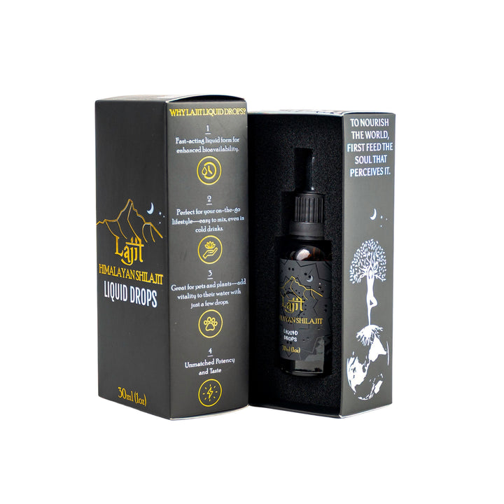 Lajit Gold Himalayan Shilajit Liquid Drops (30ml)
