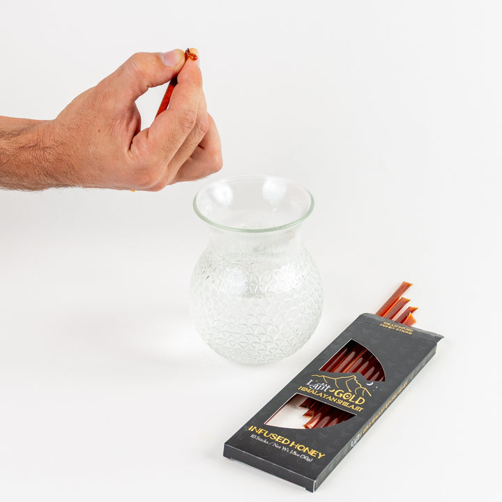 Lajit Gold Shilajit Infused Honey Sticks (10 pack)