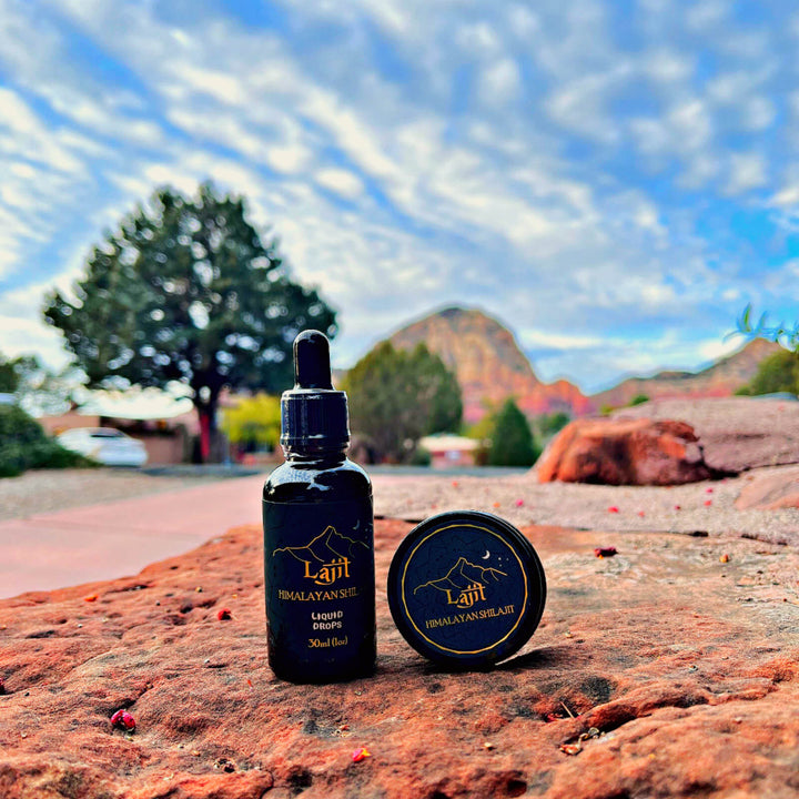 Lajit Himalayan Shilajit Liquid + Resin Bundle