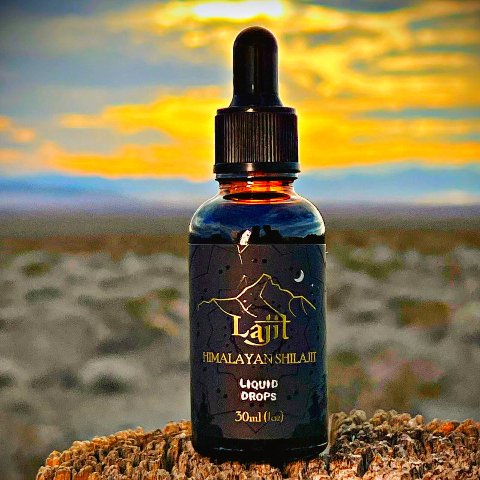 Lajit Himalayan Shilajit Liquid Drops – Lajit Gold
